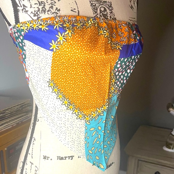 NEW- Handkerchief Top Multi Colored floral, boho designs Size S and M available - Picture 15 of 16